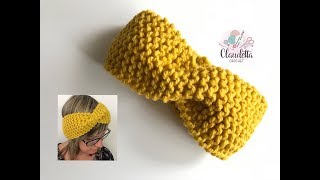 How to Knit HEADBAND WITH TWIST / Beginner
