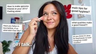 GIRL TALK GRWM ✨ *friendships, boys, hygiene + more*