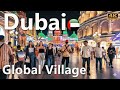 Dubai [4K] Global Village Dubai Walking Tour 2025 🇦🇪