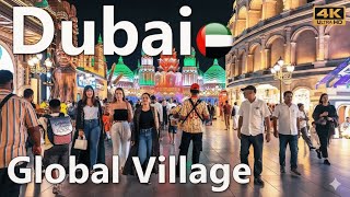 Dubai [4K] Global Village Dubai Walking Tour 2025 🇦🇪