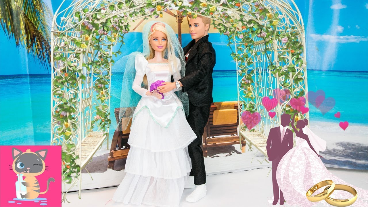 BARBIE AND KEN GET MARRIED – Barbie is Bride Wedding 