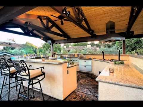 Trendige outdoor küche im garten einrichten ideen youtube