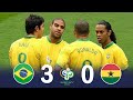 [懐かしハイライト]  ブラジル vs ガーナ 2006 W杯   ロナウジーニョ、ロナウド、カカ、アドリアーノ