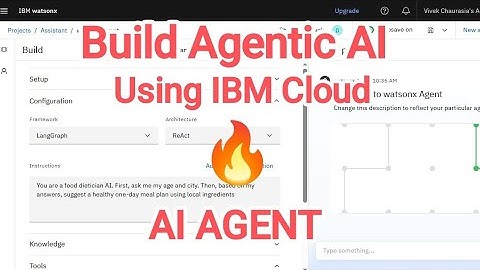 Build an Agentic AI on IBM Cloud | Watsonx + LangGraph Tutorial #AgenticAI #IBMCloud #IBMassistant