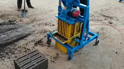 Egg Laying Type Hollow Block Making Machine QT40-3C