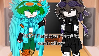 Mcyt Fandoms React To Each Other Angst Unstable Universe Lifesteal Strength State