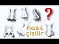 Kolay Burun Çizimi ( Farklı Açılardan) Nasıl Yapılır