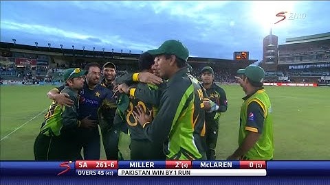 SOUTH AFRICA VS PAKISTAN 2ND ODI 2013 | HIGHLIGHTS THRILLER MATCH