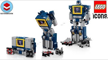 LEGO Transformers 10358 Soundwave Speed Build