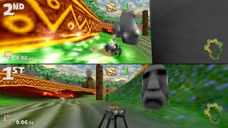 Cro-Mag Rally PC 2 player VS Races and Battles 60fps screenshot 5