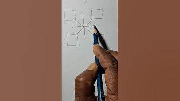 How to Draw 3D Cube Flower | Easy Optical Illusion Drawing | Dhruvi Art