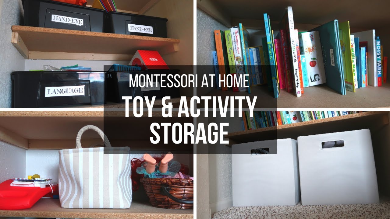 Montessori storage and toy rotation 