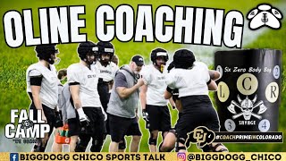 DETAILED OFENSIVE LINE COACHING by COLORADO BUFFS COACH BILL O'BOYLE