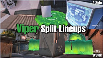 All the Viper Lineups you need on Split | VALORANT