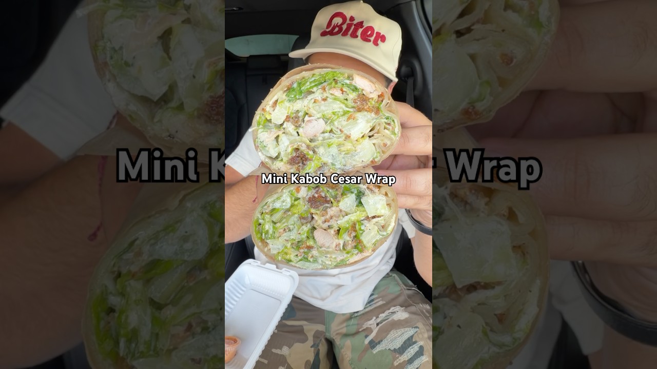 Best Caesar Wrap in LA so far comes from Mini Kabob in Glendale!
