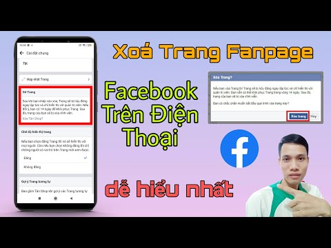 Video Cách Xóa Trang Fanpage Trên Facebook Bằng Điện Thoại |... - youtube