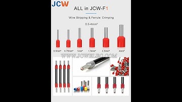 JCW-F1 Automatic Crimping Machine Automatic Wire Crimping Machine Ferrule Strip Crimper