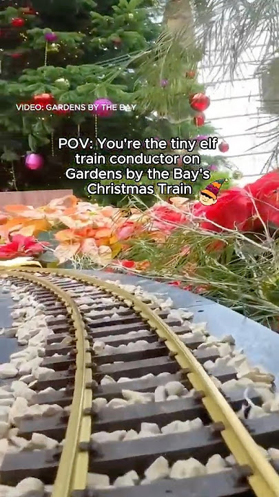 POV: All aboard Gardens by the Bay's miniature Christmas train