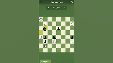 June 2nd 2023 chess.com daily puzzle #shorts #chess #chesscom #chesspuzzle