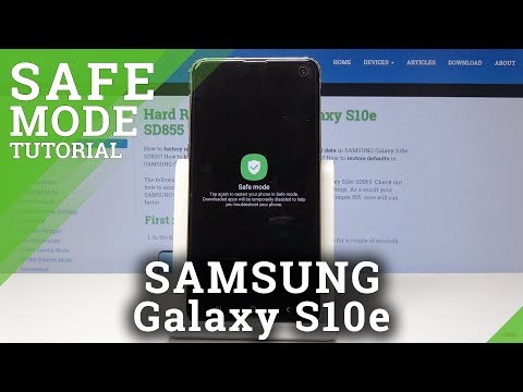 How to Enter Safe Mode in SAMSUNG Galaxy S10e - Open & Exit Safe Mode