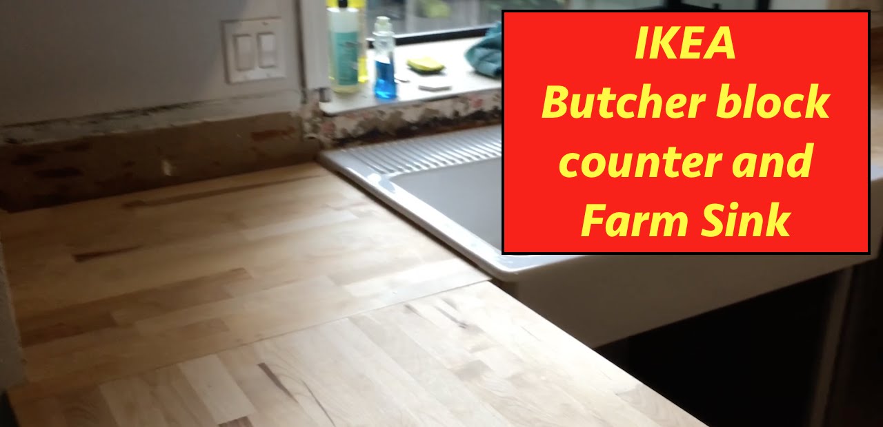Ikea Butcher Block Install E24 YouTube