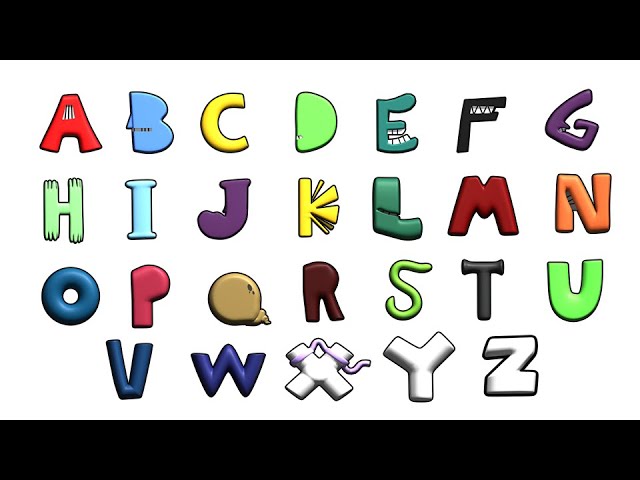 Complete Alphabet Lore Bundle Uppercase Lowercase & Number 