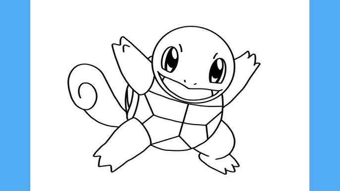 COMO DESENHAR O BLASTOISE (Pokémon)