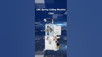 COYO C510 CNC Spring Coiling Machine | 0.1mm Wire Compression Spring Production. #cncspringmachine