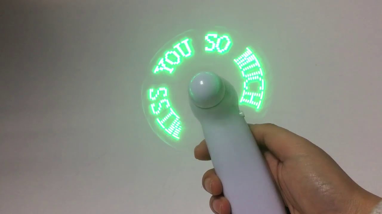 LED Handventilator YouTube