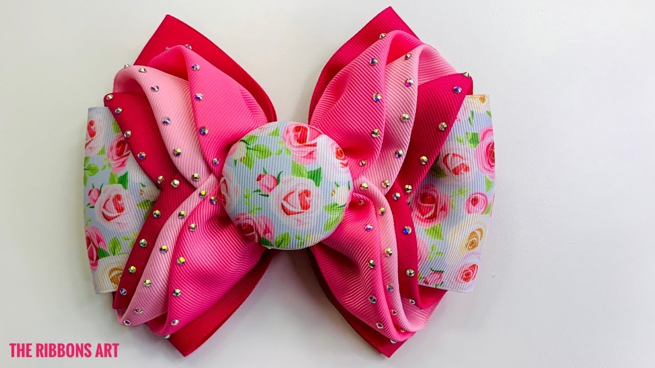 How to make ribbon bows / hair bows for beginners / hair bow tutorial