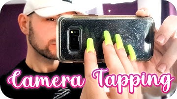 ASMR LoFi Fast Camera Tapping in Mirror Only w/Fake Nails and Natural Nails