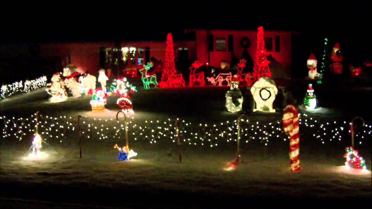 Computerized Christmas lights set to music YouTube