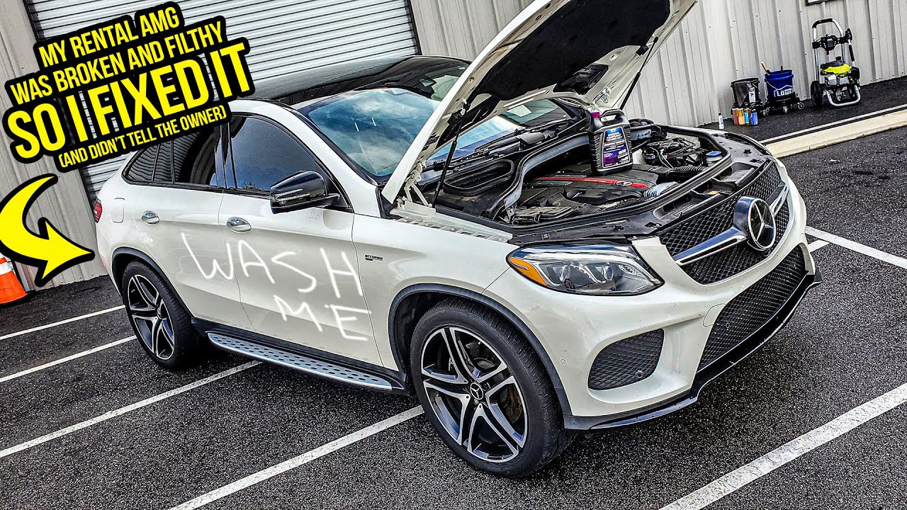 I Rented A $100k Mercedes-AMG That Was BROKEN And FILTHY...So I FIXED ...