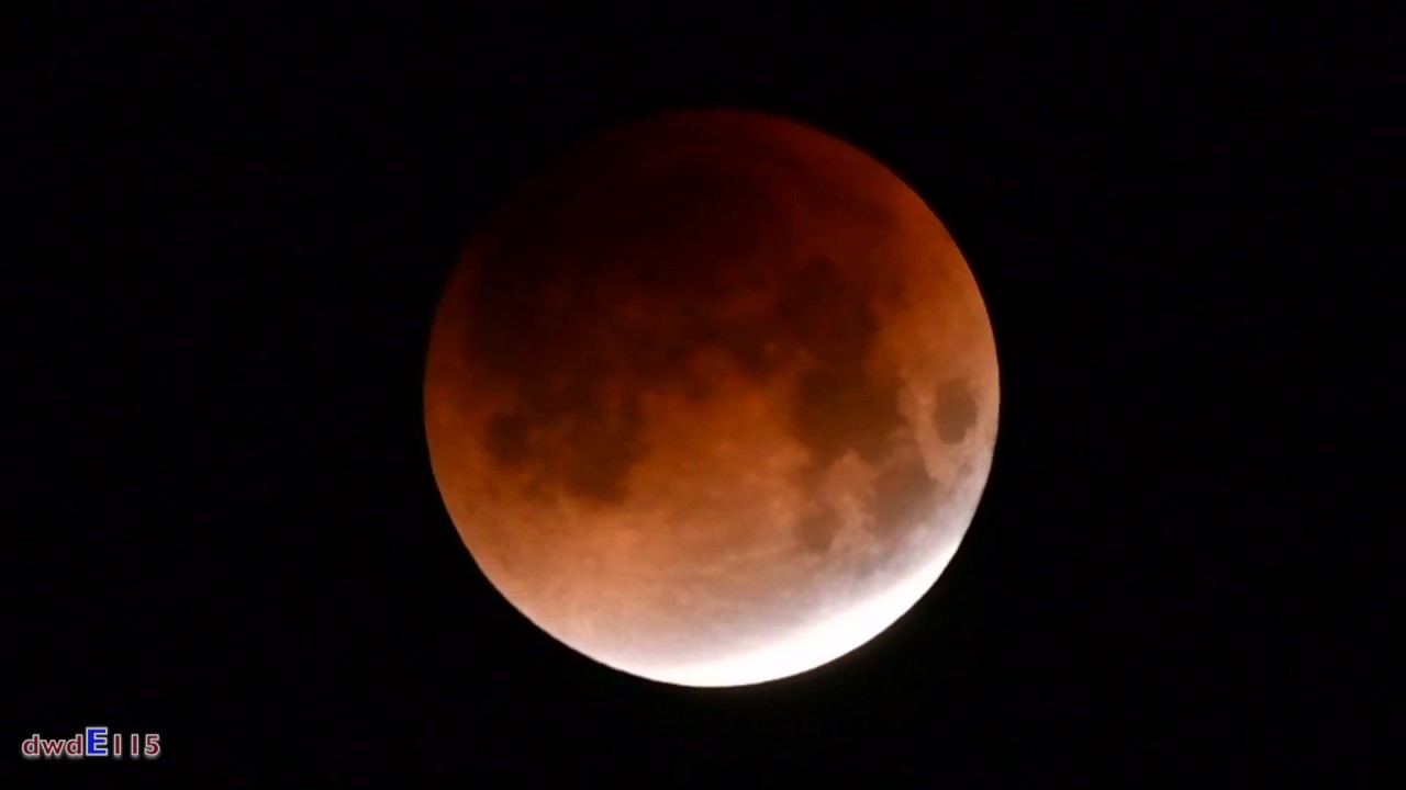 Rare Super Blue Blood Moon Eclipse 2018 - YouTube