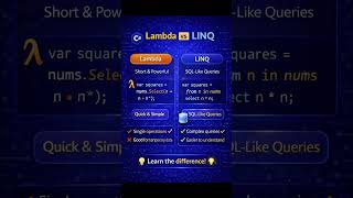 Lambda vs LINQ in C# 🤔