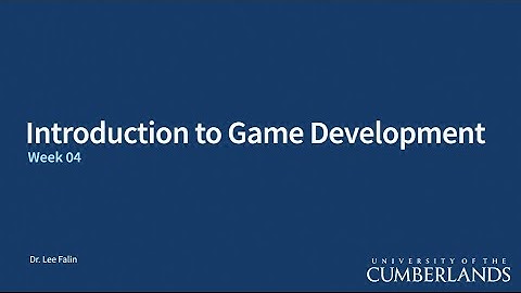 ITGS 130 Week 04 - Iteration in Game Design