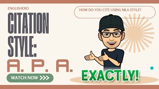 CITATION STYLE ｜A. P. A.