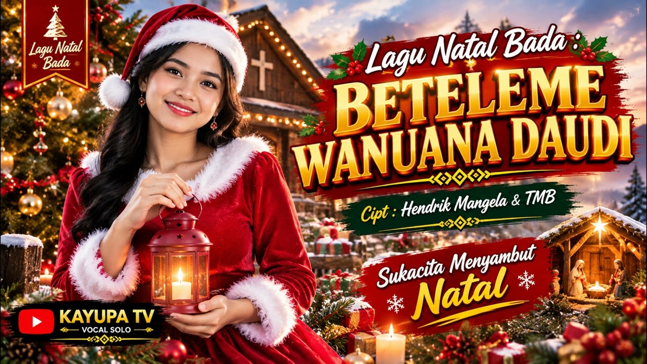 BETELEME WANUANA DAUDI | Lagu Natal Bada | Sukacita Menyambut Natal | Hendrik Mangela \u0026 TMB