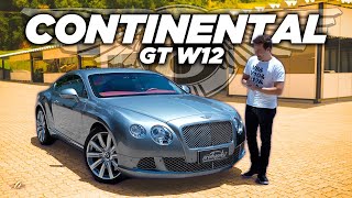 UM MONSTRO W12 NO ACELERADOS! Gerson acelera o ícone Bentley Continental GT de 575 cv!