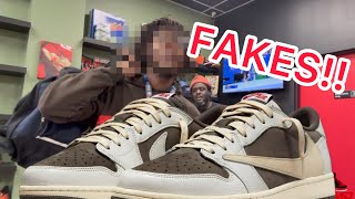 BRAH WAS MAD I FOUND OUT HIS TRAVIS WE’RE FAKES! WE DONT BUY REPS 🤬
