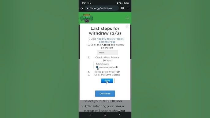 HOW TO WITHDRAW ROBUX ON THE RBXGUM SITE? VERY EASY!!! 