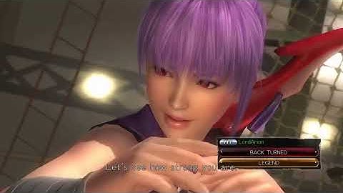 DOA5LR BackTurnedLegend (Ayane) vs TheTrueKasumi (Kasumi) Part 1