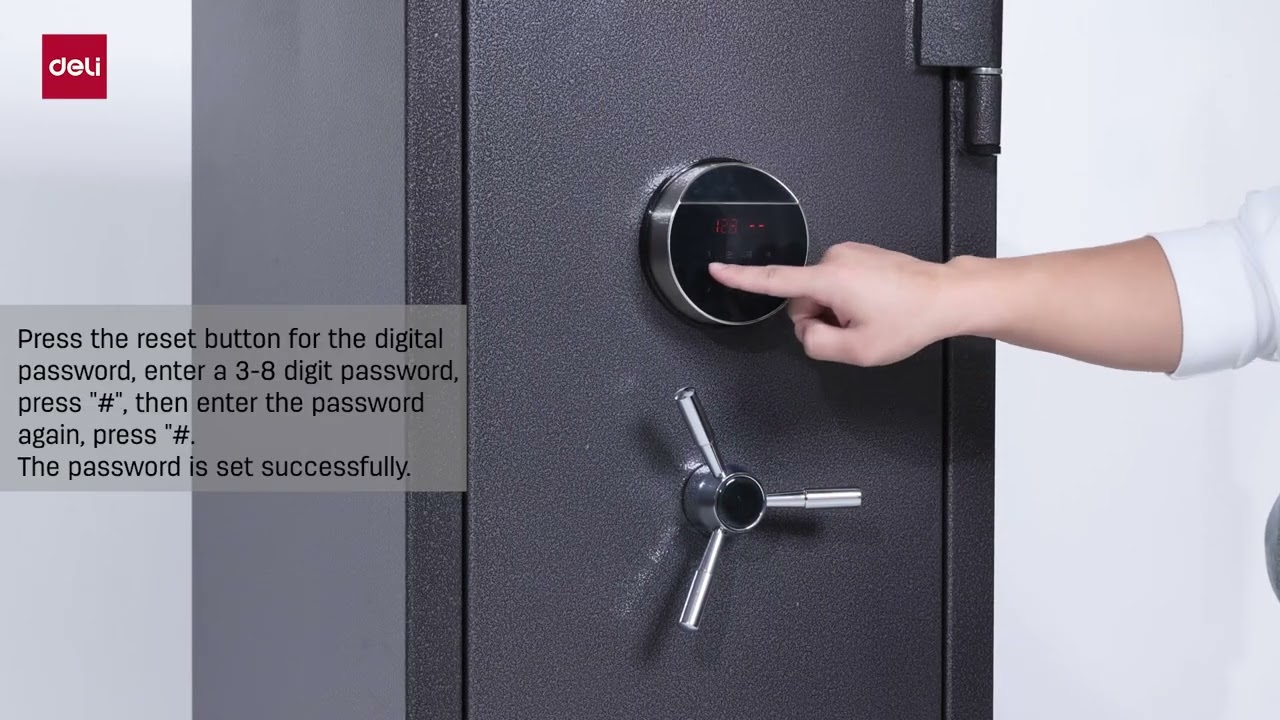 Deli Safe Box Unboxing and Setup Guide ET600 ET601 ET602 Models