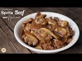 SPRITE BEEF & MUSHROOM w/ OYSTER SAUCE Recipe | Beef with Oyster Sauce