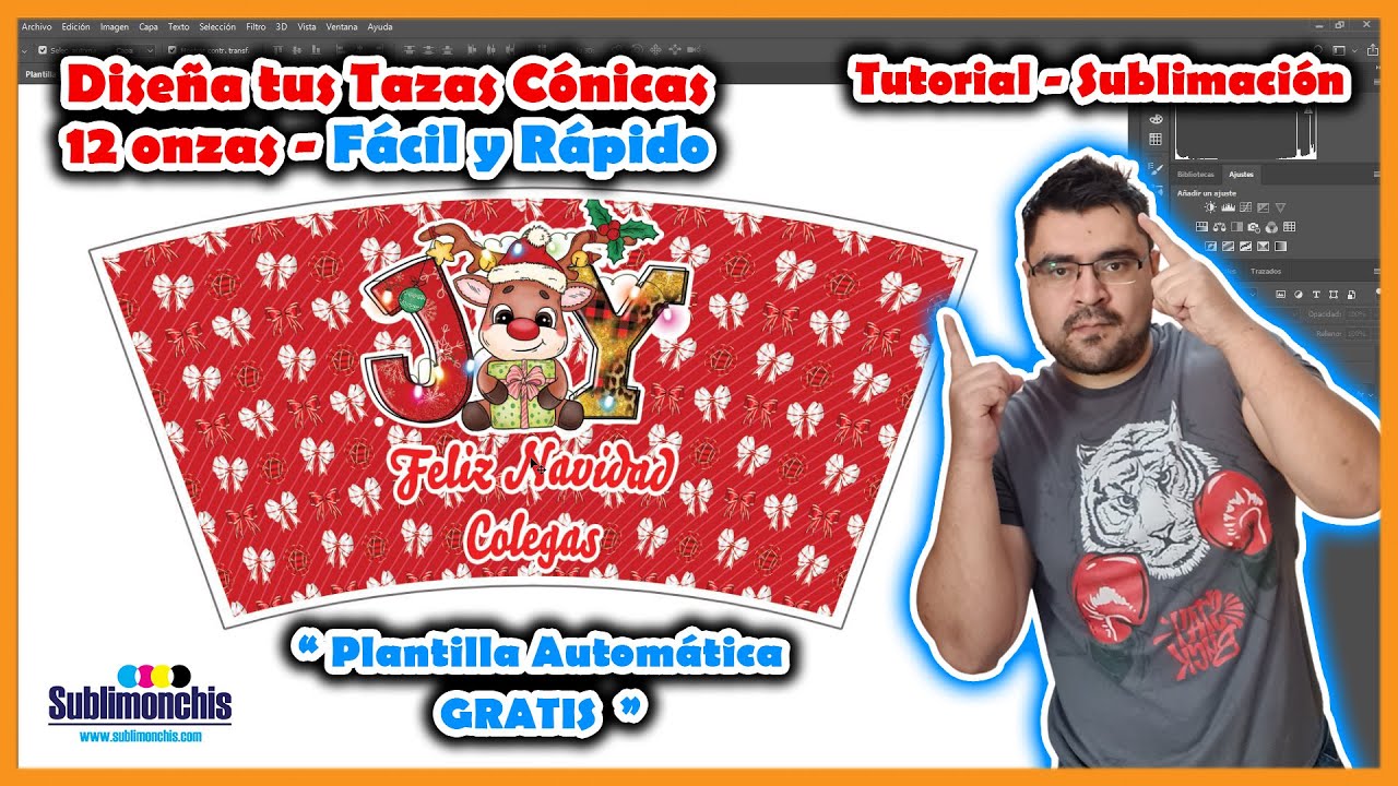 Descarga Y Edita Esta Plantilla De Tazas Conicas De 12 Oz Gratis 馃挜 Facil Y R谩pido Photoshop 馃挜