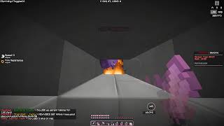 Playing Minecraft and chilling