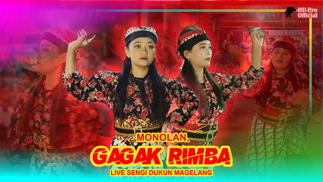 LIHAT SAMPAI AKHIR!!! BABAK MONOLAN TOPENG IRENG GAGAK RIMBA - SENGI DUKUN MAGELANG