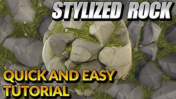 Easy Stylized Rock Material in Substance Designer #1