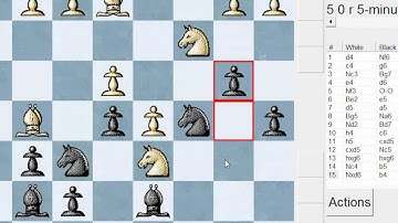 Chess World.net: LIVE Blitz #1294 vs Servalan (2092) - King