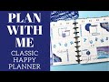 PLAN WITH ME | CLASSIC HAPPY PLANNER | Blue Birthday Spread | February 8-14, 2021